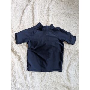 Circo Navy Blue Toddler Short Sleeve Swim Shirt Rashguard Size 18 Months
